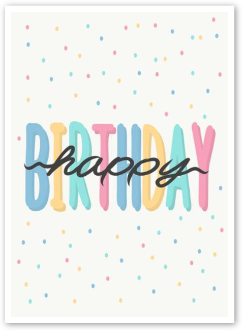 Birthday Greeting Card