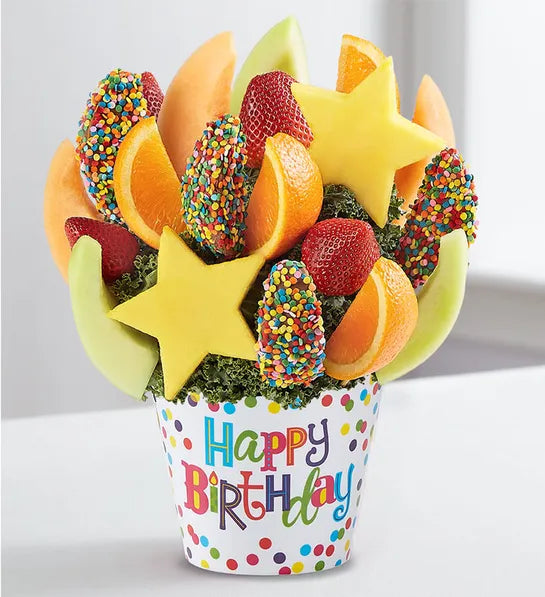 Birthday Surprise Fruit Arrangement