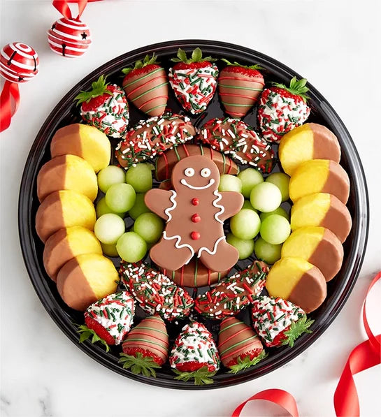 Christmas Fruit and Chocolate Platter