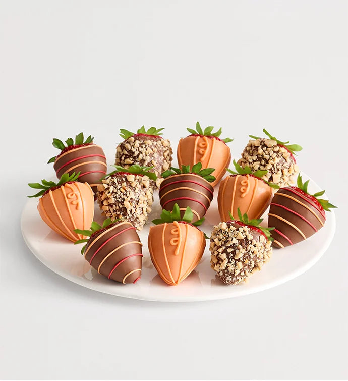 Fall Fancy Chocolate Dipped Strawberries