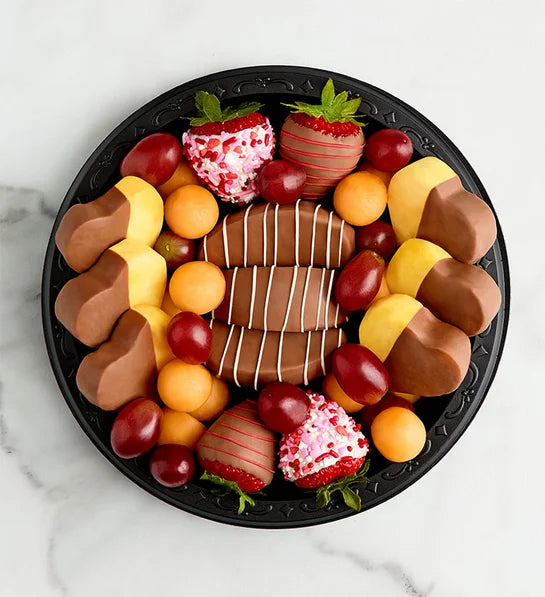 Valentine's Mini Chocolate and Fruit Platter